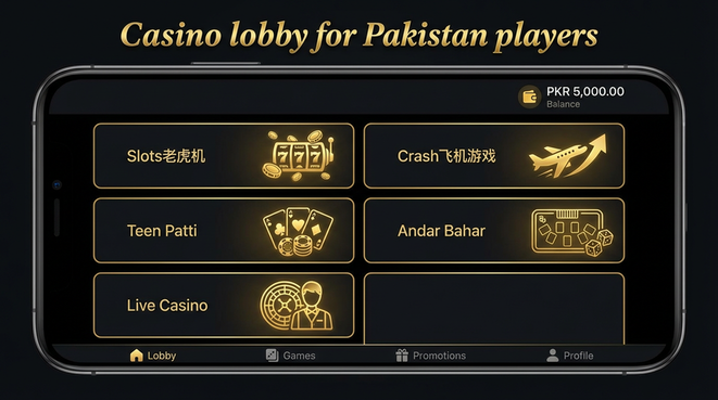 Lobby view of 147win for Pakistan users - 4